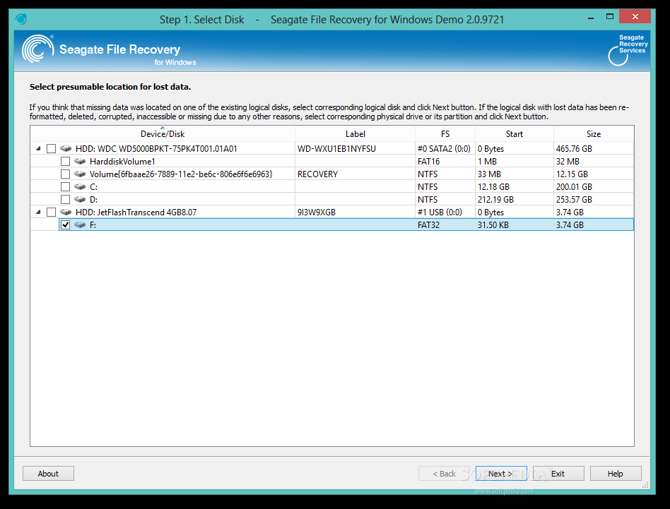 Seagate File Recovery