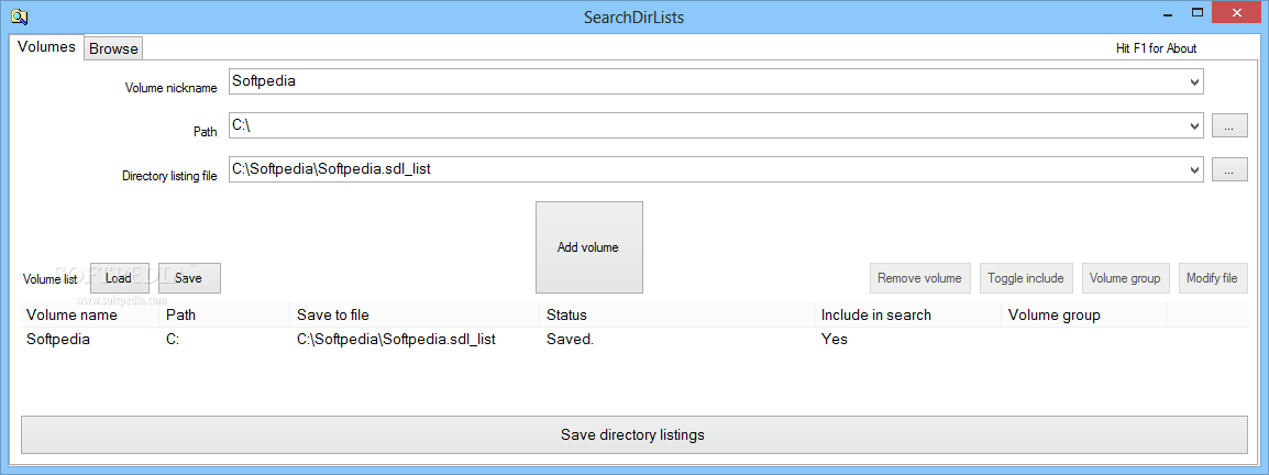 SearchDirLists