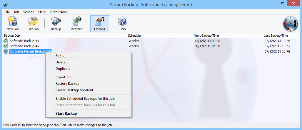 Secura Backup Professional