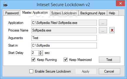 Inteset Secure Lockdown