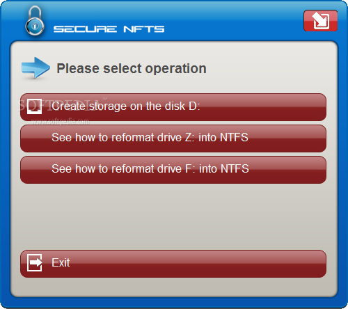 Secure NTFS Portable
