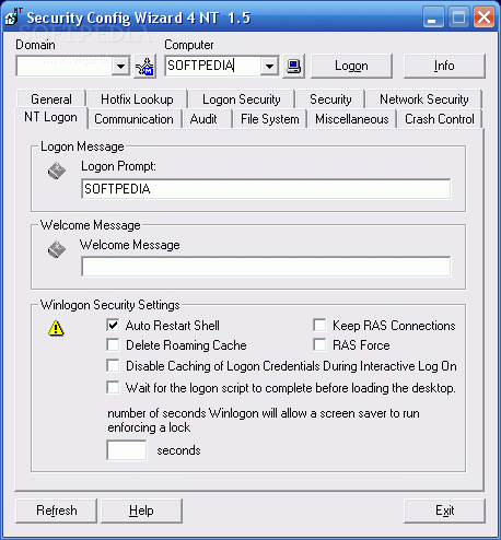 Security Config Wizard NT