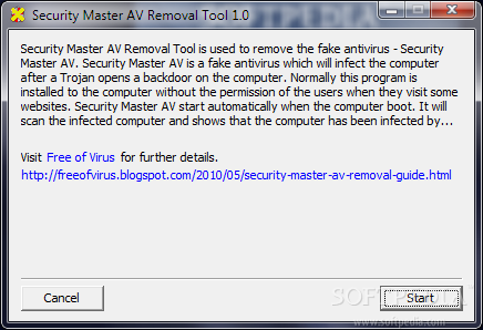 Security Master AV Removal Tool