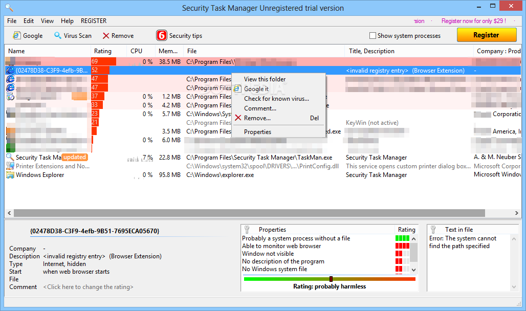 Security Task Manager Portable