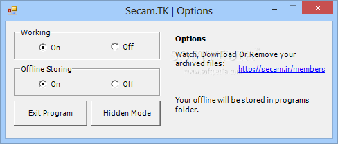 Secam.tk (formerly SecurityCam.tk client)