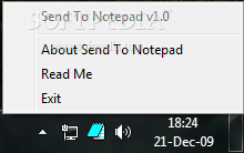 Send To Notepad
