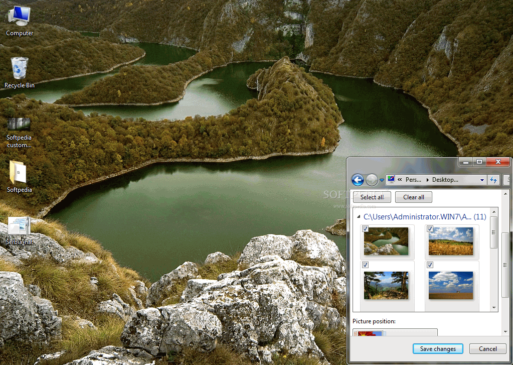 Serbian Landscapes Theme