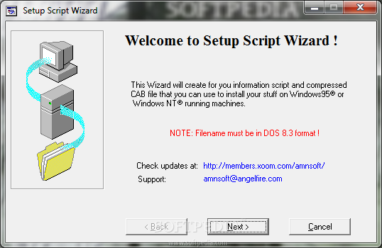 Setup Script Wizard