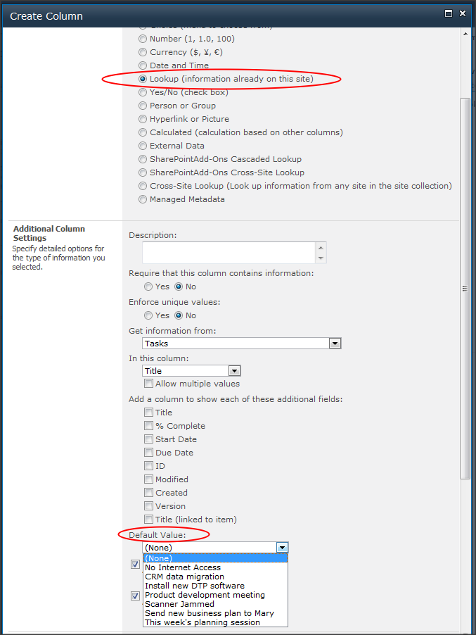 SharePoint Default Value Add-Ons