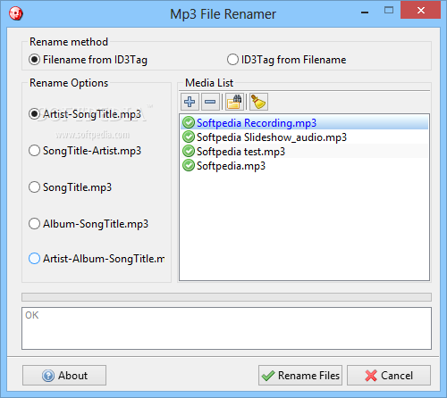 Mp3 File Renamer