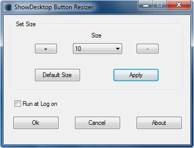 Showdesktop Button Resizer