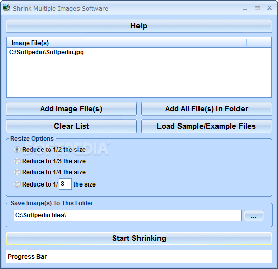 Shrink Multiple Images Software