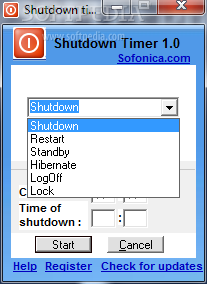 Shutdown Timer