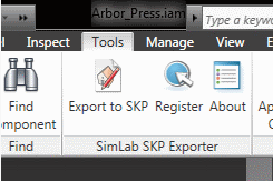 SimLab Sketchup Exporter for Inventor