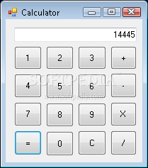 Simple C Sharp Calculator