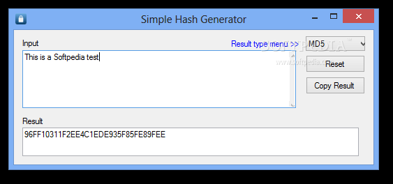 Simple Hash Generator