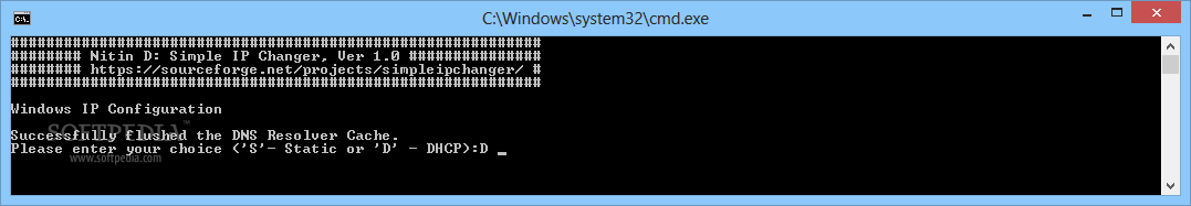 Simple IP Changer