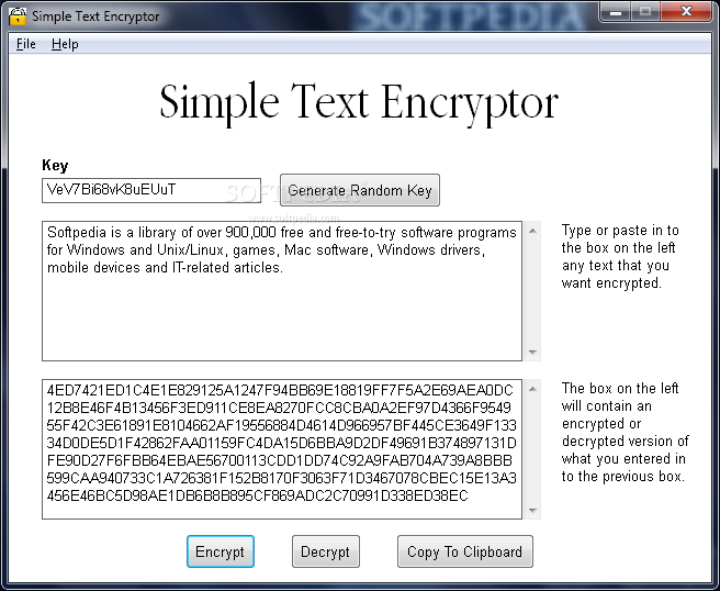 Simple Text Encryptor