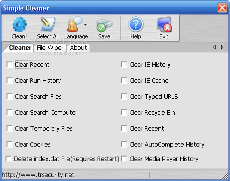 SimpleCleaner
