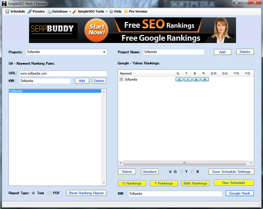 SimpleSEO Rank Checker
