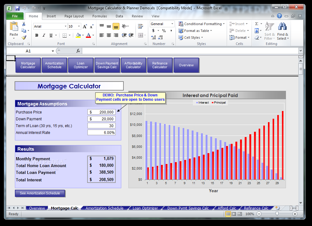 Simpleplanning Mortgage Calculator & Planner