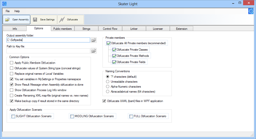 Skater Light (formerly Skater .NET Obfuscator Freeware Light)
