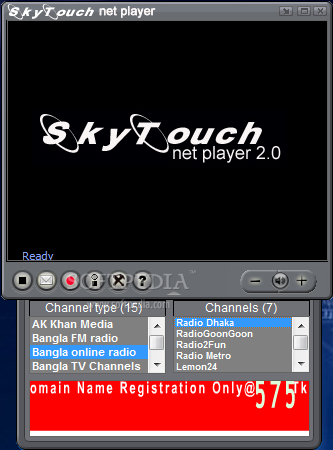 SkyTouch net player