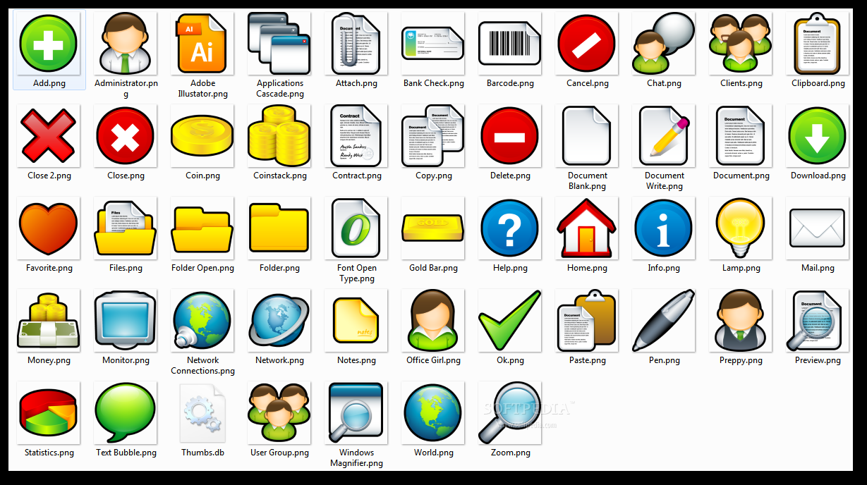 Sleek XP: Basic Icons