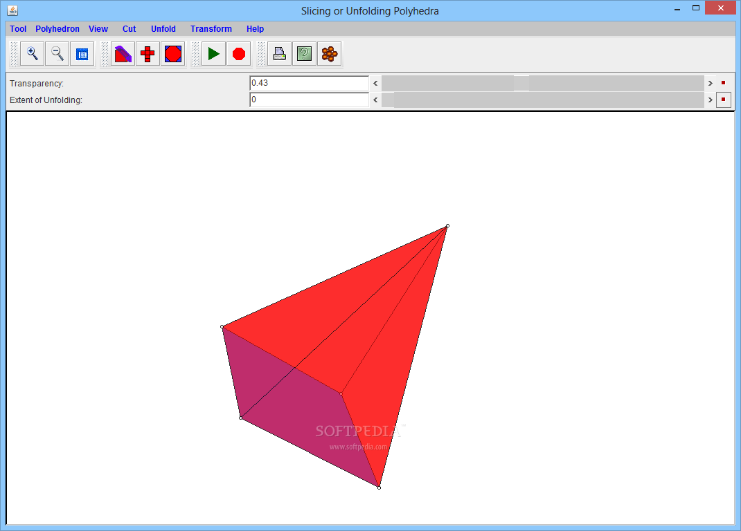 Slicing or Unfolding Polyhedra