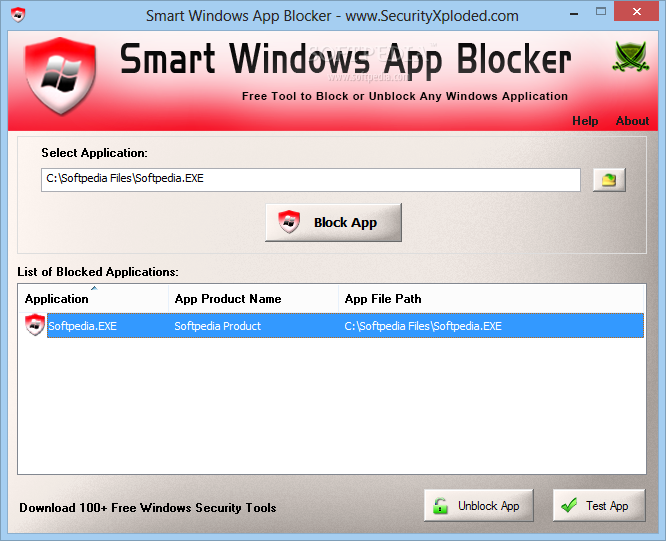 Smart Windows App Blocker Portable