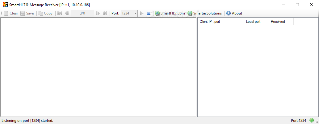 SmartHL7 Message Receiver