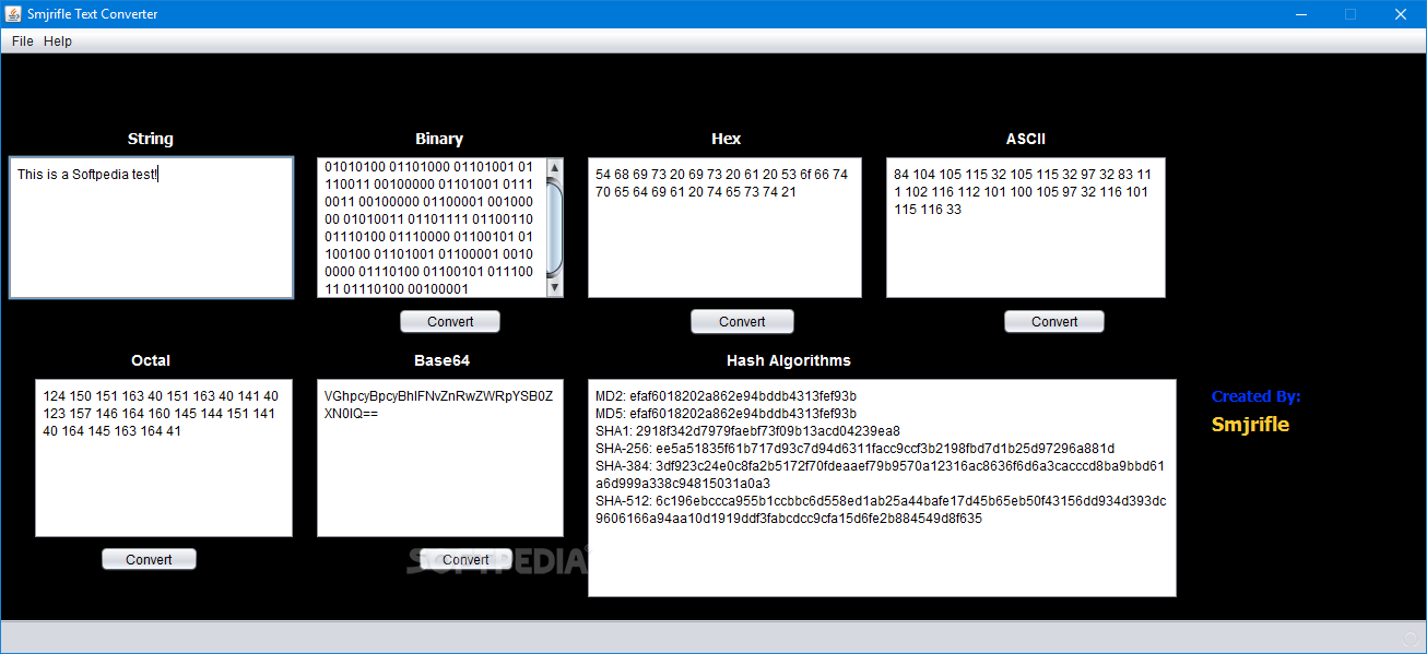 Smjrifle Text Converter