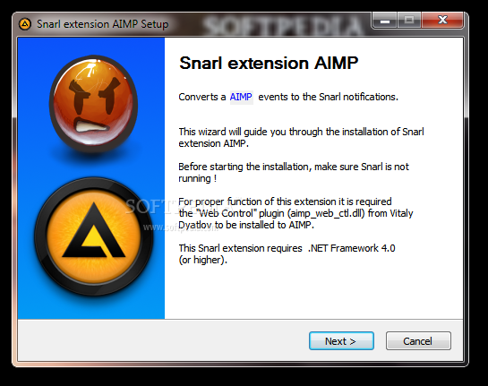 Snarl extension AIMP