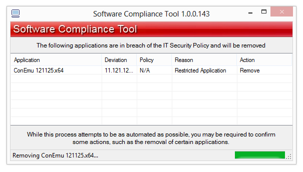 Software Compliance Tool