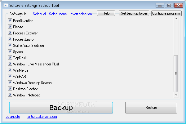 Top 40 System Apps Like Software Settings Backup Tool - Best Alternatives