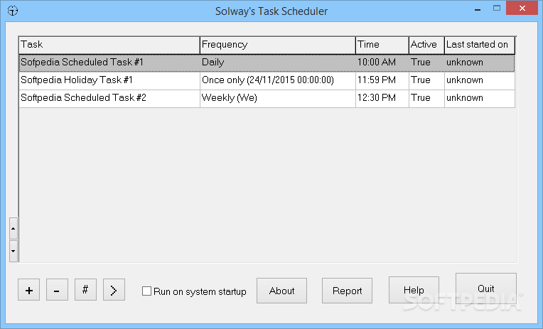 Solway's Task Scheduler