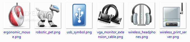 Sophisitique Computer Gadgets Stock Icons