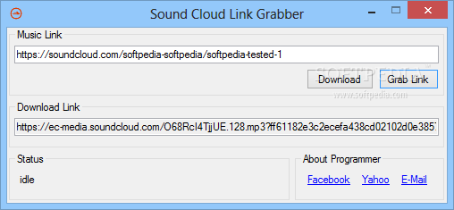 Sound Cloud Link Grabber