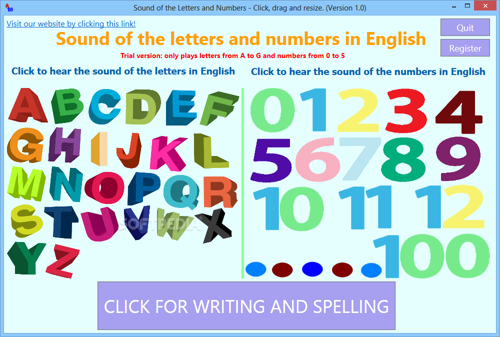 Sound of the Letters and Numbers