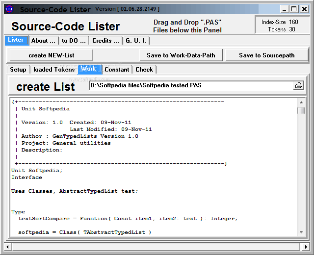 Source-Code Lister