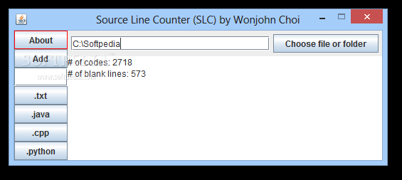 Source Line Counter