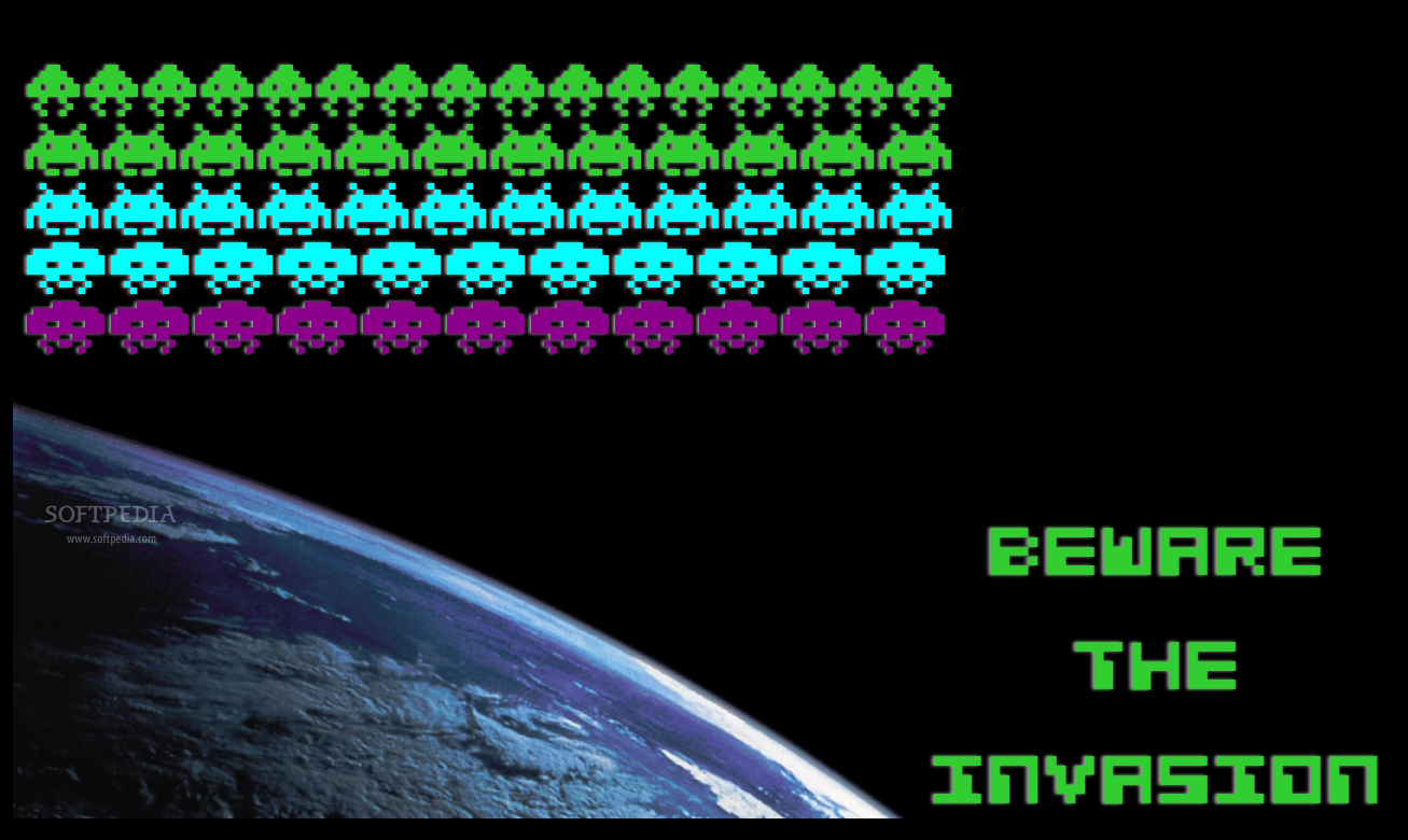 Space Invaders Screensaver