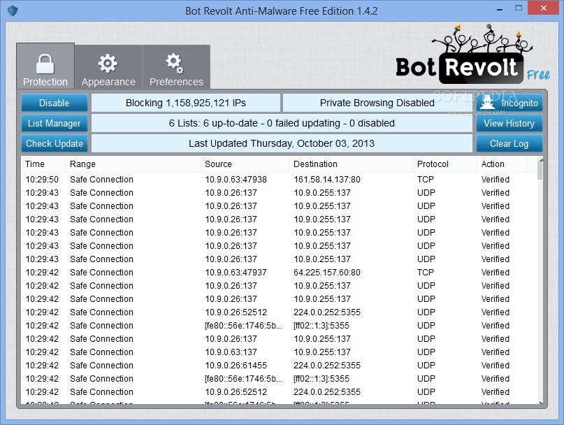Bot Revolt Anti-Malware Free Edition (formerly BotRevolt)