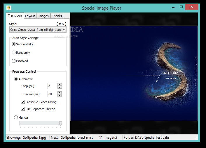 Special Image Player