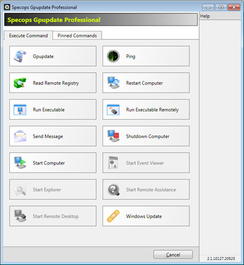 Specops Gpupdate Professional
