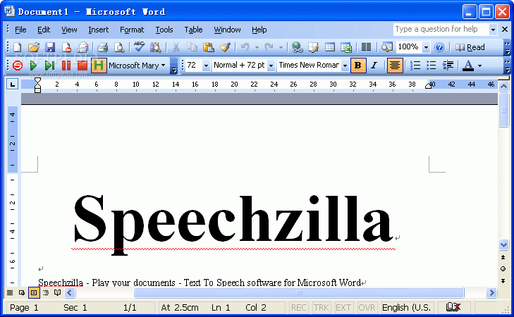 SpeechZilla