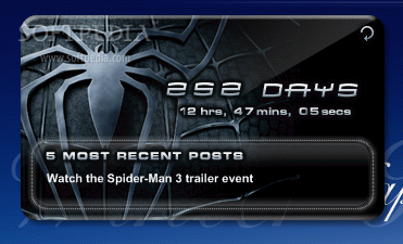 Spider-Man 3 Movie countdown