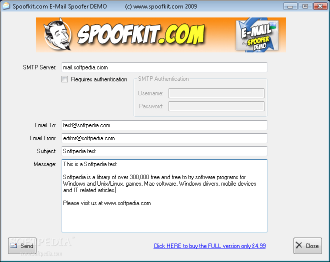 SpoofKit E-mail Spoofer