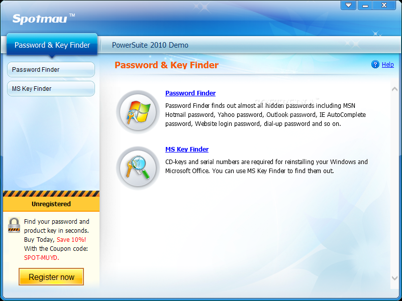 Spotmau Password & Key Finder