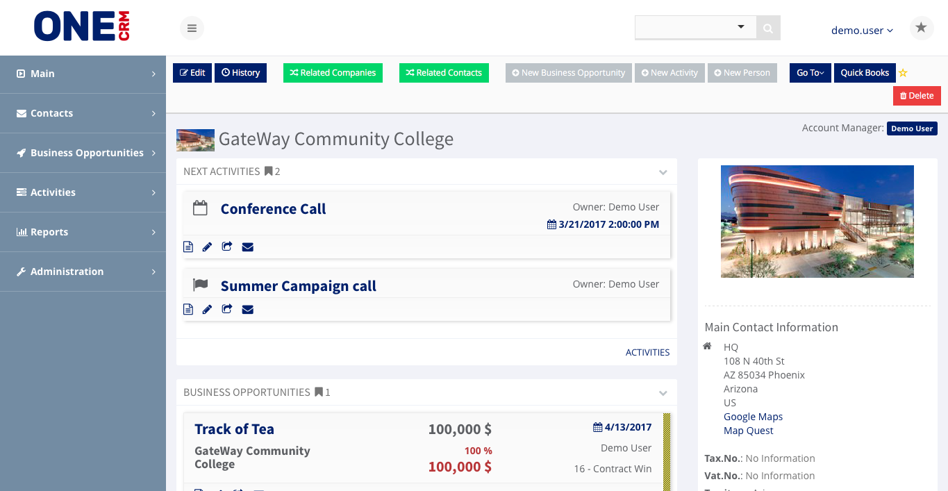 SprinxCRM Free Edition